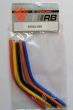 2022-039 RB Câble silicone de 5 couleur, bleu, rouge noir, jaune